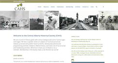 Desktop Screenshot of centralalbertahistory.org